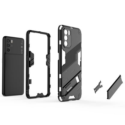 Punk Armor 2 in 1 PC + TPU Shockproof Phone Case with Invisible Holder, For OPPO K9 Pro, For Samsung Galaxy M52 5G