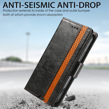 CaseNeo Splicing Dual Magnetic Buckle Leather Case with Holder & Card Slots & Wallet, For Doogee N40 Pro, For Infinix Zero 8, For Vodafone Smart E11, For Wiko Power U30, For Xiaomi 11T / 11T Pro, For Samsung Galaxy S20 FE