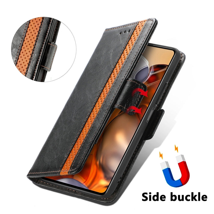 CaseNeo Splicing Dual Magnetic Buckle Leather Case with Holder & Card Slots & Wallet, For Doogee N40 Pro, For Infinix Zero 8, For Vodafone Smart E11, For Wiko Power U30, For Xiaomi 11T / 11T Pro, For Samsung Galaxy S20 FE