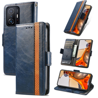 CaseNeo Splicing Dual Magnetic Buckle Leather Case with Holder & Card Slots & Wallet, For Doogee N40 Pro, For Infinix Zero 8, For Vodafone Smart E11, For Wiko Power U30, For Xiaomi 11T / 11T Pro, For Samsung Galaxy S20 FE