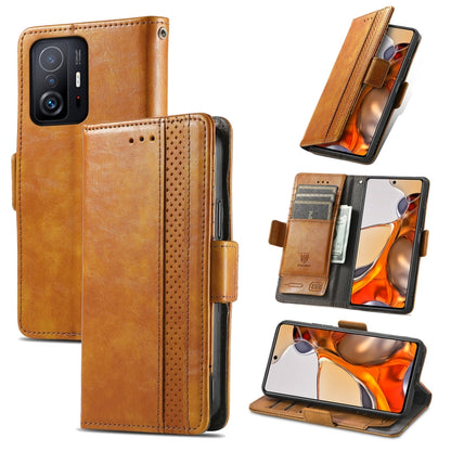 CaseNeo Splicing Dual Magnetic Buckle Leather Case with Holder & Card Slots & Wallet, For Doogee N40 Pro, For Infinix Zero 8, For Vodafone Smart E11, For Wiko Power U30, For Xiaomi 11T / 11T Pro, For Samsung Galaxy S20 FE