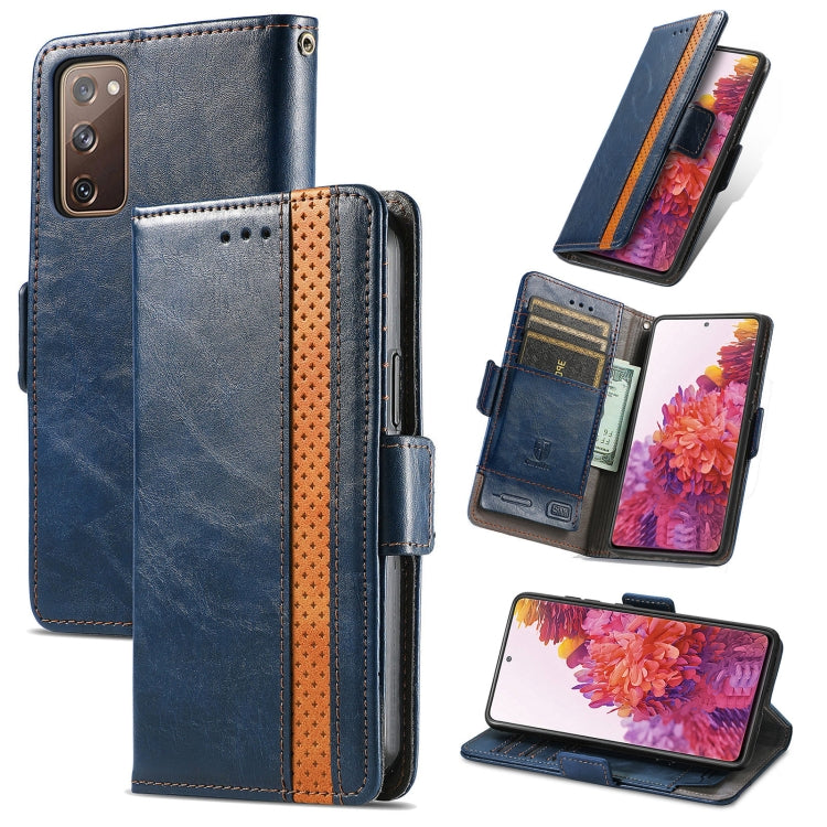 CaseNeo Splicing Dual Magnetic Buckle Leather Case with Holder & Card Slots & Wallet, For Doogee N40 Pro, For Infinix Zero 8, For Vodafone Smart E11, For Wiko Power U30, For Xiaomi 11T / 11T Pro, For Samsung Galaxy S20 FE