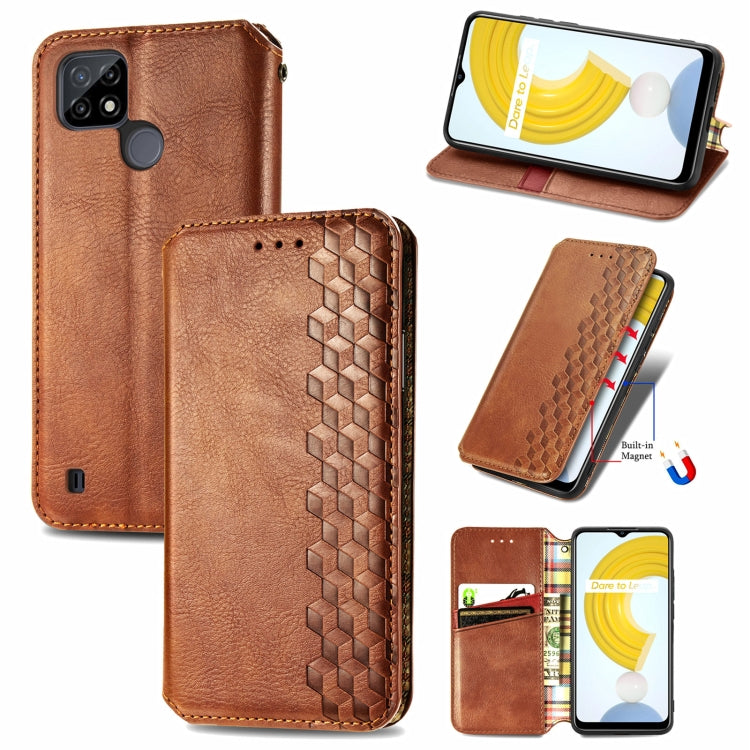Cubic Grid Pressed Horizontal Flip Magnetic Leather Case with Holder & Card Slots & Wallet, For Doogee N40 Pro, For Infinix Zero 8, For OPPO Realme C21Y, For Vodafone Smart E11, For Wiko Power U30, For Xiaomi Mi 11T / Mi 11T Pro, For Google Pixel 6    ...