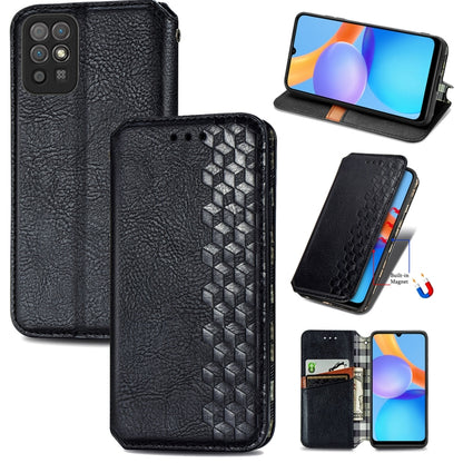 Cubic Grid Pressed Horizontal Flip Magnetic Leather Case with Holder & Card Slots & Wallet, For Doogee N40 Pro, For Infinix Zero 8, For OPPO Realme C21Y, For Vodafone Smart E11, For Wiko Power U30, For Xiaomi Mi 11T / Mi 11T Pro, For Google Pixel 6    ...