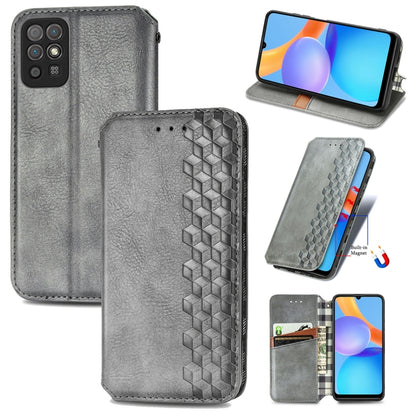 Cubic Grid Pressed Horizontal Flip Magnetic Leather Case with Holder & Card Slots & Wallet, For Doogee N40 Pro, For Infinix Zero 8, For OPPO Realme C21Y, For Vodafone Smart E11, For Wiko Power U30, For Xiaomi Mi 11T / Mi 11T Pro, For Google Pixel 6    ...