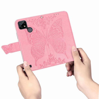 Butterfly Love Flowers Embossed Horizontal Flip Leather Case with Holder & Card Slots & Wallet & Lanyard, For OPPO Realme C21Y, For Xiaomi Mi 11T / 11T Pro, For Honor Play 5T Youth