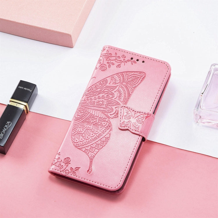 Butterfly Love Flowers Embossed Horizontal Flip Leather Case with Holder & Card Slots & Wallet & Lanyard, For OPPO Realme C21Y, For Xiaomi Mi 11T / 11T Pro, For Honor Play 5T Youth