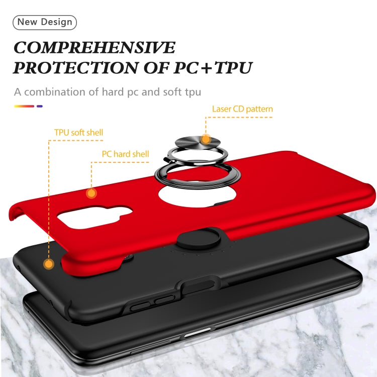 PC + TPU Shockproof Magnetic Phone Case with Invisible Ring Holder, For Xiaomi Redmi Note 9 Pro / Note 9S, For Xiaomi Redmi Note 10 Pro