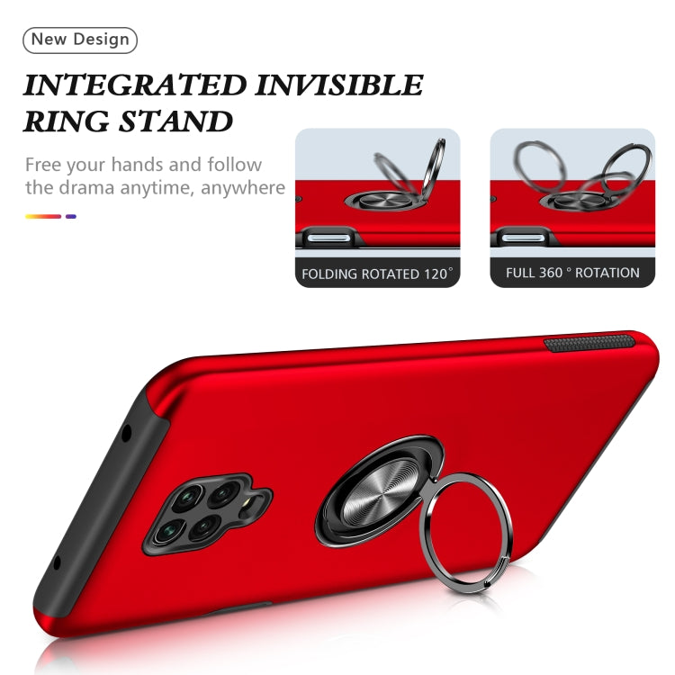 PC + TPU Shockproof Magnetic Phone Case with Invisible Ring Holder, For Xiaomi Redmi Note 9 Pro / Note 9S, For Xiaomi Redmi Note 10 Pro