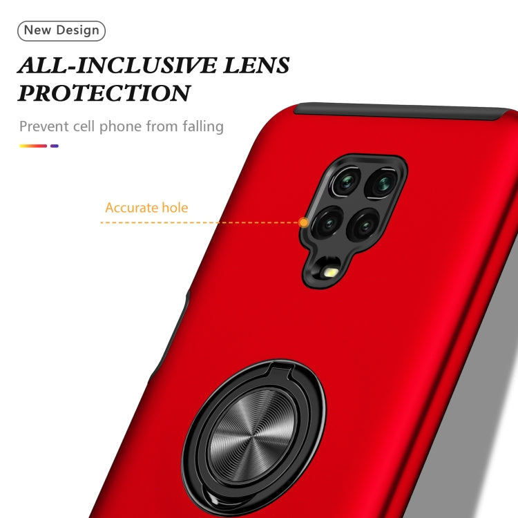 PC + TPU Shockproof Magnetic Phone Case with Invisible Ring Holder, For Xiaomi Redmi Note 9 Pro / Note 9S, For Xiaomi Redmi Note 10 Pro