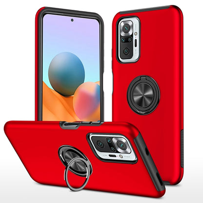 PC + TPU Shockproof Magnetic Phone Case with Invisible Ring Holder, For Xiaomi Redmi Note 9 Pro / Note 9S, For Xiaomi Redmi Note 10 Pro
