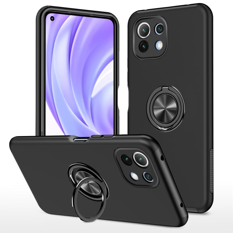 PC + TPU Shockproof Magnetic Phone Case with Invisible Ring Holder, For Xiaomi Redmi Note 10 4G, For Xiaomi Mi 11 Lite 5G, For Xiaomi Redmi K40, For Xiaomi Redmi Note 10 5G, For Xiaomi Mi 11, For Xiaomi Mi 11 Pro, For Xiaomi Poco X3 / X3 NFC