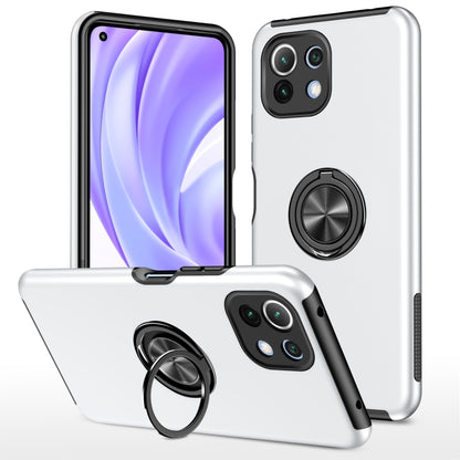 PC + TPU Shockproof Magnetic Phone Case with Invisible Ring Holder, For Xiaomi Redmi Note 10 4G, For Xiaomi Mi 11 Lite 5G, For Xiaomi Redmi K40, For Xiaomi Redmi Note 10 5G, For Xiaomi Mi 11, For Xiaomi Mi 11 Pro, For Xiaomi Poco X3 / X3 NFC