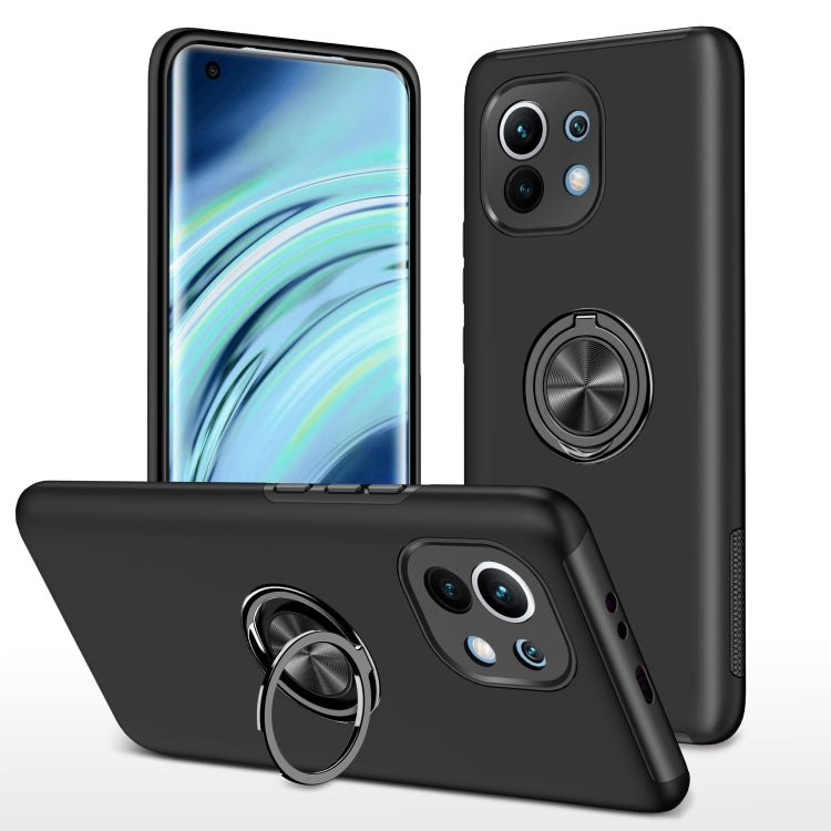 PC + TPU Shockproof Magnetic Phone Case with Invisible Ring Holder, For Xiaomi Redmi Note 10 4G, For Xiaomi Mi 11 Lite 5G, For Xiaomi Redmi K40, For Xiaomi Redmi Note 10 5G, For Xiaomi Mi 11, For Xiaomi Mi 11 Pro, For Xiaomi Poco X3 / X3 NFC
