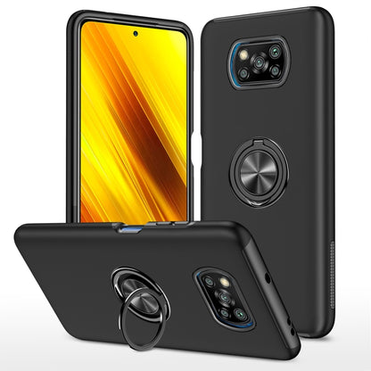 PC + TPU Shockproof Magnetic Phone Case with Invisible Ring Holder, For Xiaomi Redmi Note 10 4G, For Xiaomi Mi 11 Lite 5G, For Xiaomi Redmi K40, For Xiaomi Redmi Note 10 5G, For Xiaomi Mi 11, For Xiaomi Mi 11 Pro, For Xiaomi Poco X3 / X3 NFC