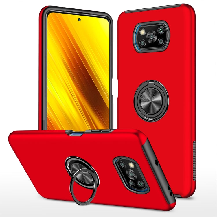 PC + TPU Shockproof Magnetic Phone Case with Invisible Ring Holder, For Xiaomi Redmi Note 10 4G, For Xiaomi Mi 11 Lite 5G, For Xiaomi Redmi K40, For Xiaomi Redmi Note 10 5G, For Xiaomi Mi 11, For Xiaomi Mi 11 Pro, For Xiaomi Poco X3 / X3 NFC