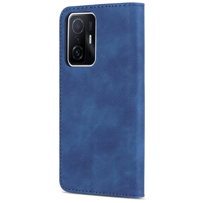AZNS Skin Feel Calf Texture Horizontal Flip Phone Leather Case, For Xiaomi Mi 11T / 11T Pro