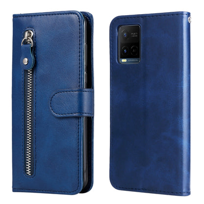 Fashion Calf Texture Zipper Horizontal Flip Leather Phone Case, For vivo Y21 / Y21S / Y33S, For Xiaomi 11T / 11T Pro