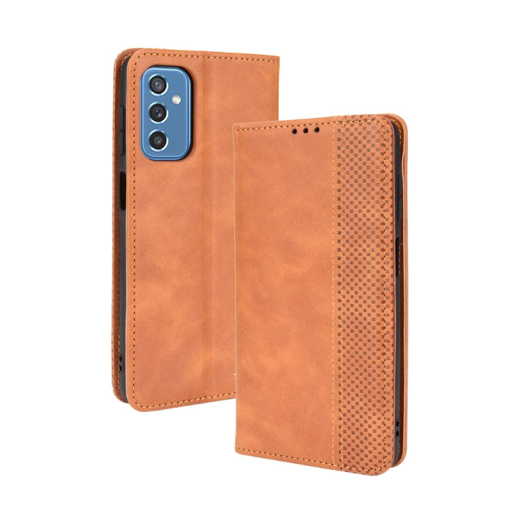 Magnetic Buckle Retro Crazy Horse Texture Horizontal Flip Phone Leather Case with Holder & Card Slots & Photo Frame, For Huawei nova 9 Pro / Honor 50 Pro, For Samsung Galaxy A13 5G, For Samsung Galaxy A22 5G Japanese Version, For Samsung Galaxy M52 5G ...