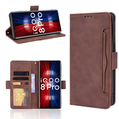 Skin Feel Calf Pattern Horizontal Flip Leather Phone Case with Holder & Card Slots & Photo Frame, For Motorola Moto E40/E30/E20, For Motorola Moto G Pure, For OPPO Realme GT Neo2, For vivo iQOO 8 Pro, For vivo iQOO 8