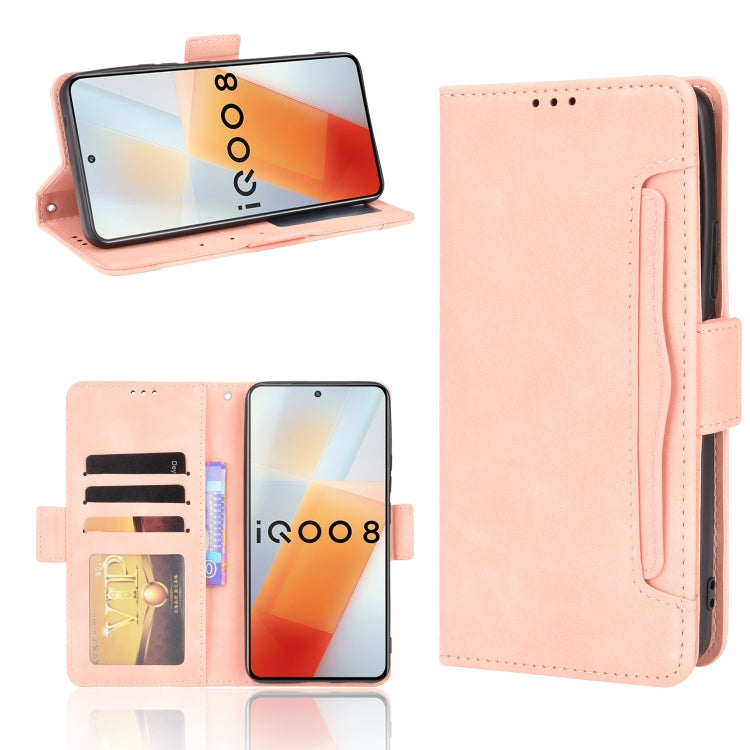 Skin Feel Calf Pattern Horizontal Flip Leather Phone Case with Holder & Card Slots & Photo Frame, For Motorola Moto E40/E30/E20, For Motorola Moto G Pure, For OPPO Realme GT Neo2, For vivo iQOO 8 Pro, For vivo iQOO 8