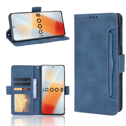Skin Feel Calf Pattern Horizontal Flip Leather Phone Case with Holder & Card Slots & Photo Frame, For Motorola Moto E40/E30/E20, For Motorola Moto G Pure, For OPPO Realme GT Neo2, For vivo iQOO 8 Pro, For vivo iQOO 8