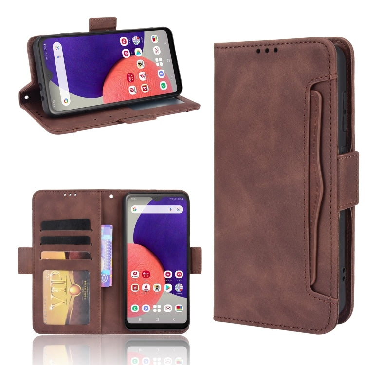 Skin Feel Calf Pattern Horizontal Flip Leather Phone Case with Holder & Card Slots & Photo Frame, For Samsung Galaxy A13 5G, For Samsung Galaxy A22 5G JP Version, For Samsung Galaxy M52 5G, For OnePlus 9RT 5G