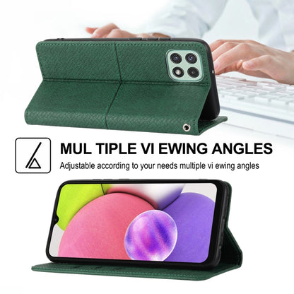 Woven Texture Stitching Magnetic Horizontal Flip PU Leather Phone Case, For Samsung Galaxy A03 International Version, For Xiaomi Redmi Note 11, For Samsung Galaxy A03 EU Version, For Xiaomi Redmi Note 11 Pro