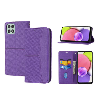 Woven Texture Stitching Magnetic Horizontal Flip PU Leather Phone Case, For Samsung Galaxy A03 International Version, For Xiaomi Redmi Note 11, For Samsung Galaxy A03 EU Version, For Xiaomi Redmi Note 11 Pro