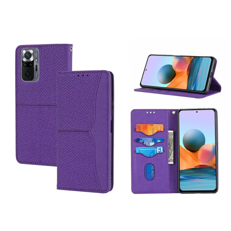 Woven Texture Stitching Magnetic Horizontal Flip PU Leather Phone Case, For Samsung Galaxy A03 International Version, For Xiaomi Redmi Note 11, For Samsung Galaxy A03 EU Version, For Xiaomi Redmi Note 11 Pro
