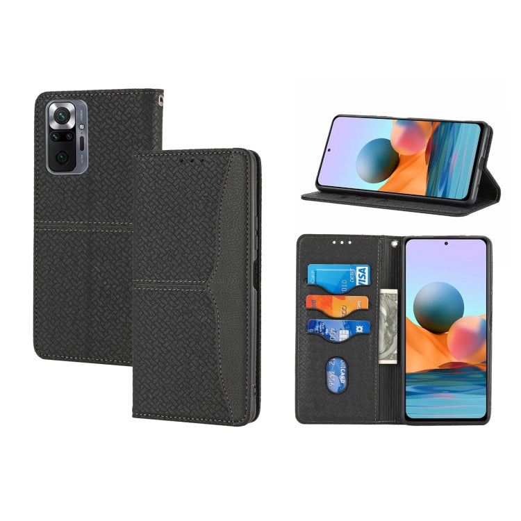 Woven Texture Stitching Magnetic Horizontal Flip PU Leather Phone Case, For Samsung Galaxy A03 International Version, For Xiaomi Redmi Note 11, For Samsung Galaxy A03 EU Version, For Xiaomi Redmi Note 11 Pro