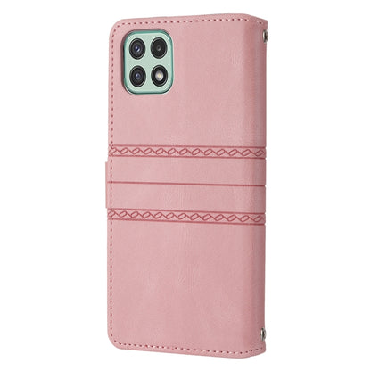Embossed Striped Magnetic Buckle Horizontal Flip Phone Leather Case, For Samsung Galaxy A03 International Version, For Xiaomi Redmi Note 11, For Samsung Galaxy A03 EU Version, For Xiaomi Redmi Note 11 Pro