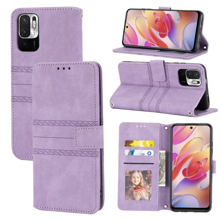 Embossed Striped Magnetic Buckle Horizontal Flip Phone Leather Case, For Samsung Galaxy A03 International Version, For Xiaomi Redmi Note 11, For Samsung Galaxy A03 EU Version, For Xiaomi Redmi Note 11 Pro
