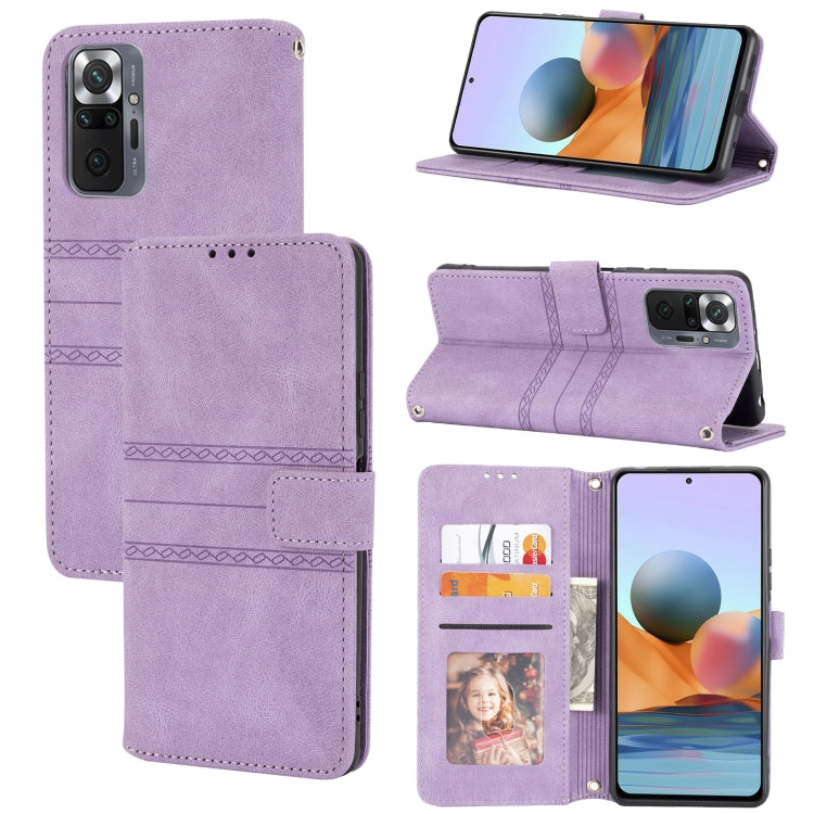 Embossed Striped Magnetic Buckle Horizontal Flip Phone Leather Case, For Samsung Galaxy A03 International Version, For Xiaomi Redmi Note 11, For Samsung Galaxy A03 EU Version, For Xiaomi Redmi Note 11 Pro