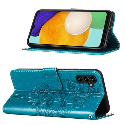 Embossed Butterfly Leather Phone Case with Holder & Card Slot & Wallet & Lanyard, For Samsung Galaxy A13 5G, For Samsung Galaxy F52 5G, For Samsung Galaxy S22 5G