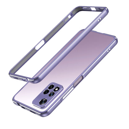 Aurora Series Lens Protector + Metal Frame Phone Case, For Xiaomi Redmi Note 11 Pro/11 Pro+