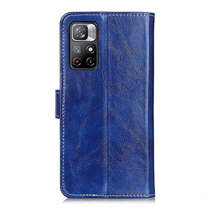 Retro Crazy Horse Texture Horizontal Flip Leather Phone Case with Holder & Card Slots & Photo Frame & Wallet, For Xiaomi Redmi Note 11 / Redmi Note 11 5G (China) / Poco M4 Pro 5G / Redmi Note 11T 5G(India)                                               ...