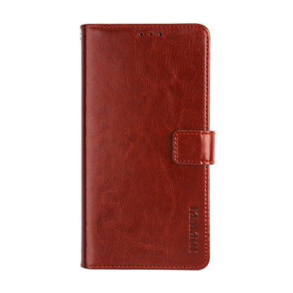 idewei Crazy Horse Texture Leather Phone Case with Holder & Card Slots & Wallet, For Motorola Moto E20, For Nokia C30, For OnePlus 9RT 5G