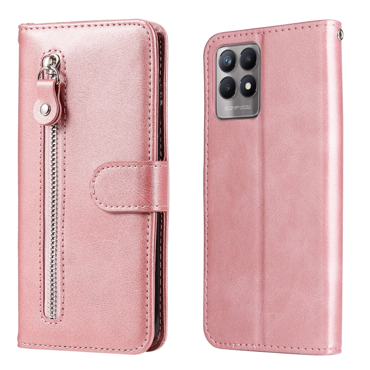 Calf Texture Zipper Horizontal Flip Leather Phone Case, For OPPO Realme 8i, For OPPO Realme GT Neo2, For OPPO Reno6 4G, For Huawei nova 8i / Honor 50 Lite