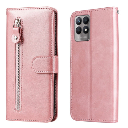 Calf Texture Zipper Horizontal Flip Leather Phone Case, For OPPO Realme 8i, For OPPO Realme GT Neo2, For OPPO Reno6 4G, For Huawei nova 8i / Honor 50 Lite