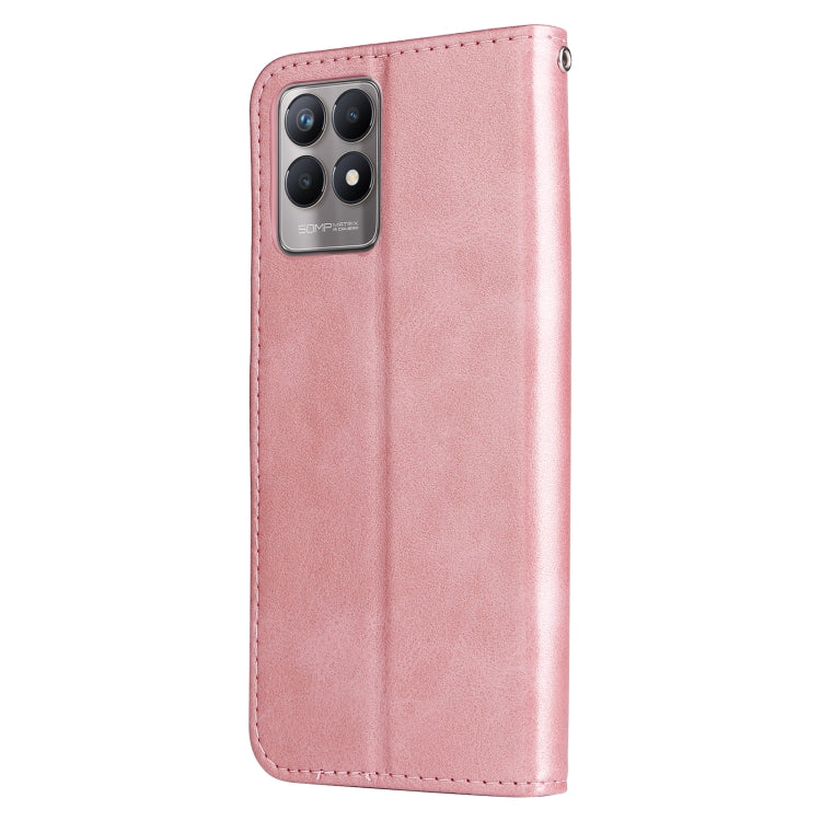 Calf Texture Zipper Horizontal Flip Leather Phone Case, For OPPO Realme 8i, For OPPO Realme GT Neo2, For OPPO Reno6 4G, For Huawei nova 8i / Honor 50 Lite