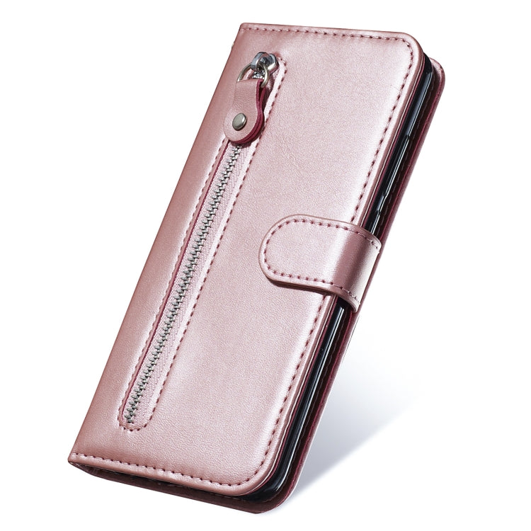 Calf Texture Zipper Horizontal Flip Leather Phone Case, For OPPO Realme 8i, For OPPO Realme GT Neo2, For OPPO Reno6 4G, For Huawei nova 8i / Honor 50 Lite