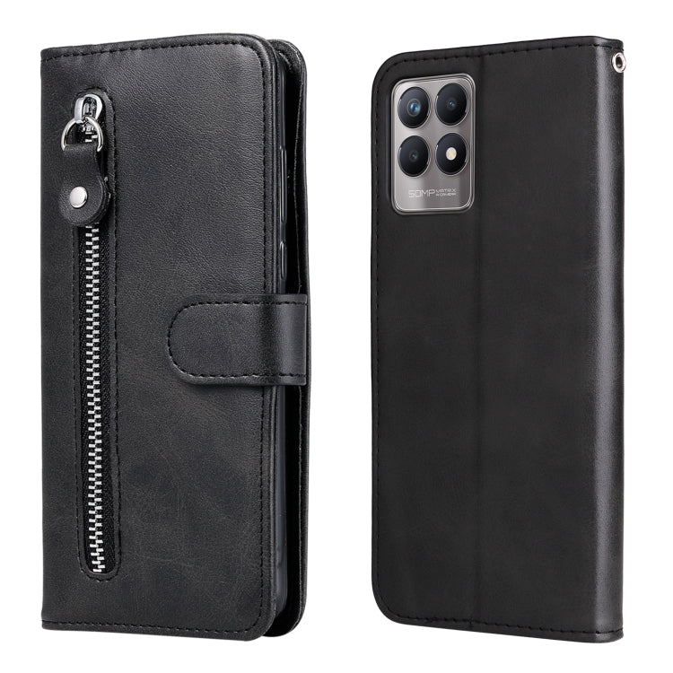 Calf Texture Zipper Horizontal Flip Leather Phone Case, For OPPO Realme 8i, For OPPO Realme GT Neo2, For OPPO Reno6 4G, For Huawei nova 8i / Honor 50 Lite