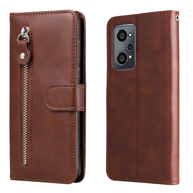 Calf Texture Zipper Horizontal Flip Leather Phone Case, For OPPO Realme 8i, For OPPO Realme GT Neo2, For OPPO Reno6 4G, For Huawei nova 8i / Honor 50 Lite
