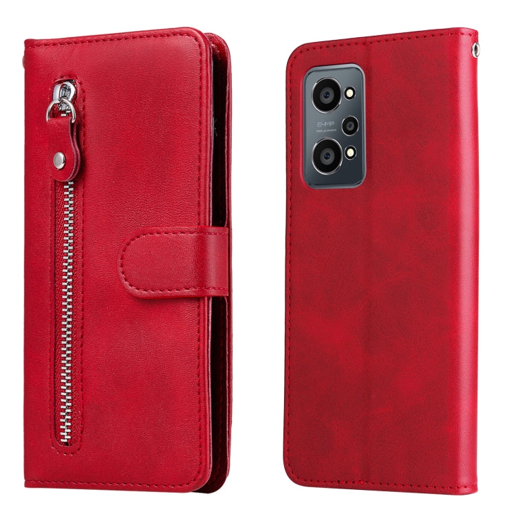 Calf Texture Zipper Horizontal Flip Leather Phone Case, For OPPO Realme 8i, For OPPO Realme GT Neo2, For OPPO Reno6 4G, For Huawei nova 8i / Honor 50 Lite