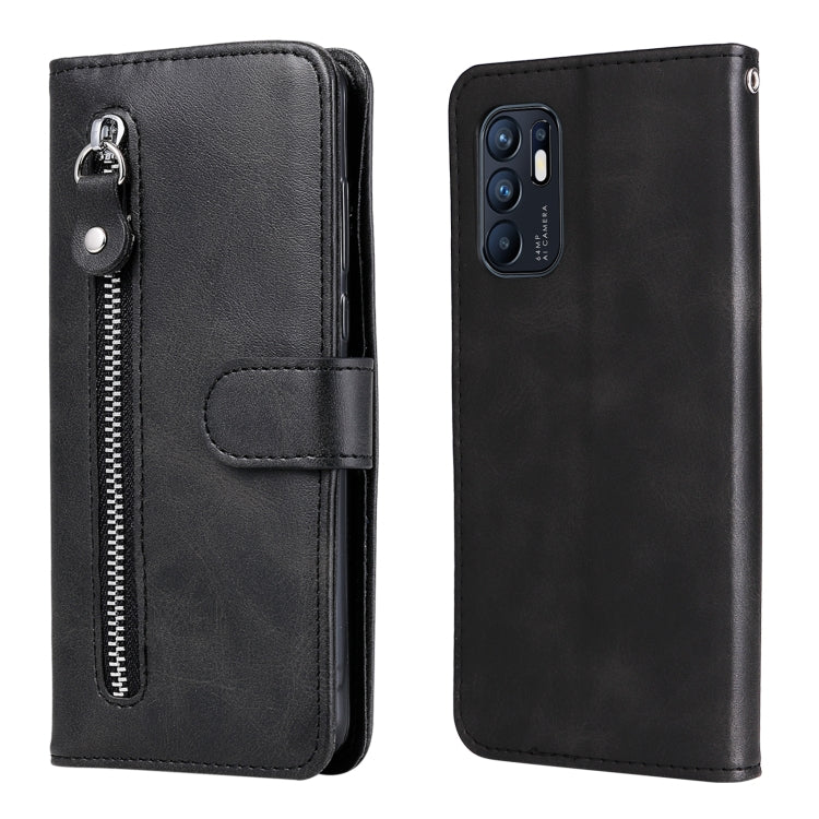 Calf Texture Zipper Horizontal Flip Leather Phone Case, For OPPO Realme 8i, For OPPO Realme GT Neo2, For OPPO Reno6 4G, For Huawei nova 8i / Honor 50 Lite