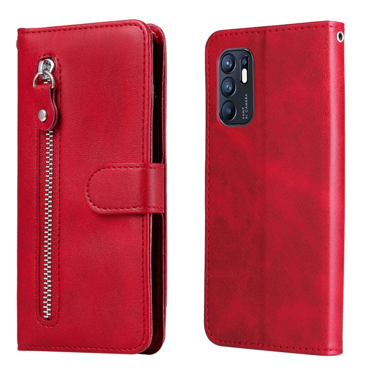 Calf Texture Zipper Horizontal Flip Leather Phone Case, For OPPO Realme 8i, For OPPO Realme GT Neo2, For OPPO Reno6 4G, For Huawei nova 8i / Honor 50 Lite