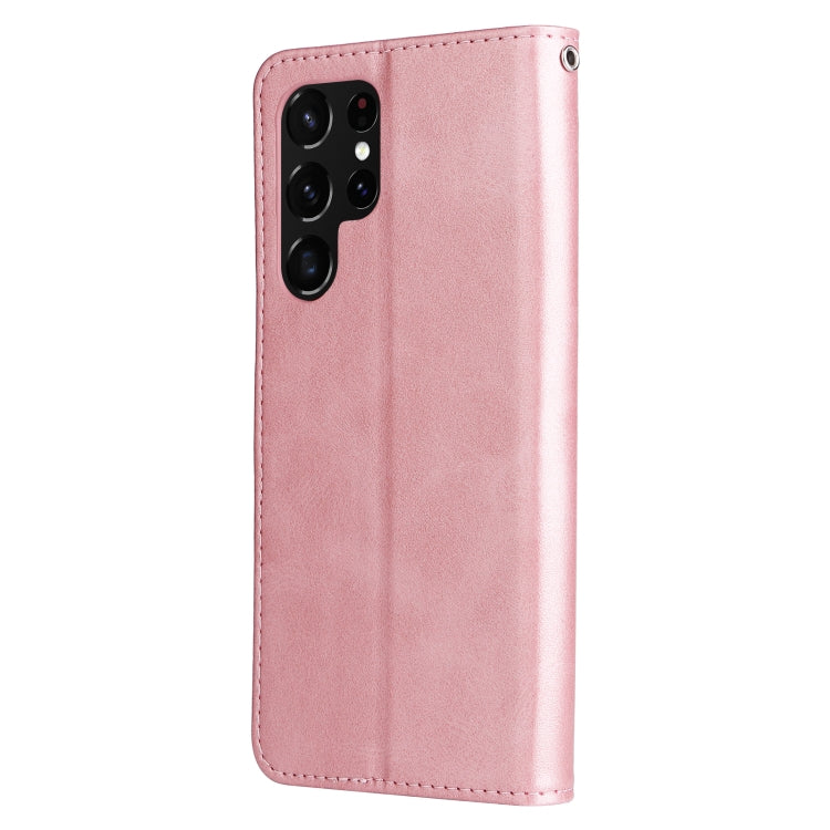 Calf Texture Zipper Horizontal Flip Leather Phone Case, For Samsung Galaxy S22 Ultra 5G, For Samsung Galaxy S22 5G, For Samsung Galaxy S22+ 5G