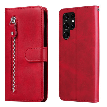 Calf Texture Zipper Horizontal Flip Leather Phone Case, For Samsung Galaxy S22 Ultra 5G, For Samsung Galaxy S22 5G, For Samsung Galaxy S22+ 5G