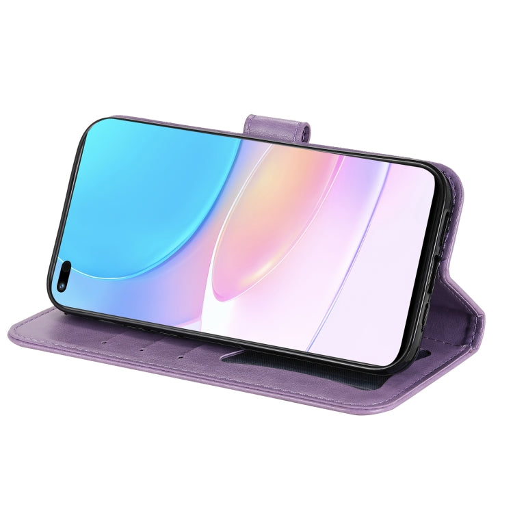 7-petal Flowers Embossed Flip Leather Phone Case with Holder & Card Slots, For Huawei nova 8i / Honor 50 Lite, For Huawei nova 9 / Honor 50, For Nokia G50, For OPPO Realme GT Neo2